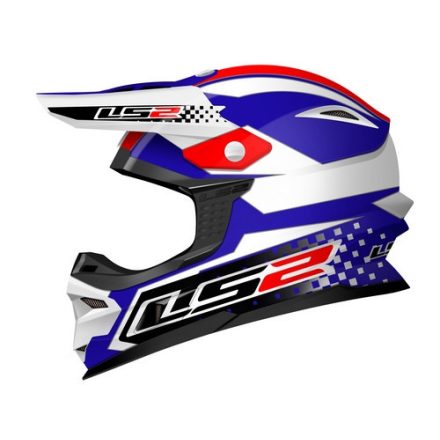 LS2 MX456.21 TUAREG WHITE BLUE XL